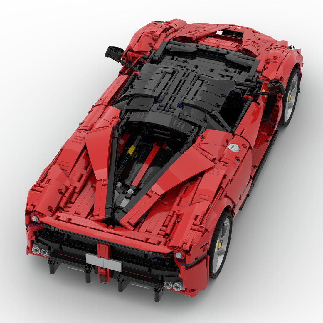 MOC - 194680 Ferrari LaFerrari (42143) Klemmbausteine - LesDiyLesDiy