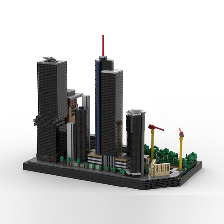 MOC - 194839 Frankfurt Neue Mainzer Straße skyscrapers part 1 Klemmbausteine - LesDiyLesDiy