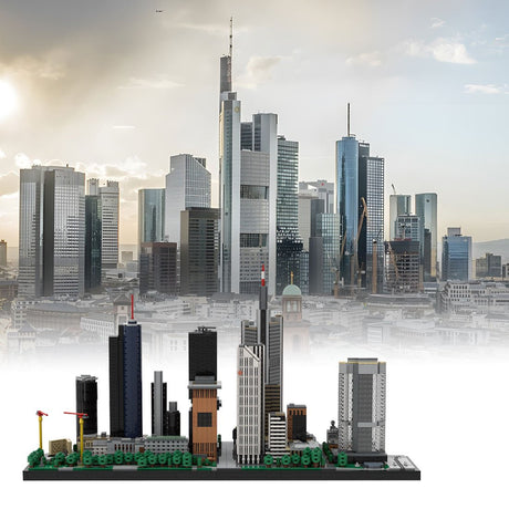 MOC - 194842 Frankfurt Neue Mainzer Straße skyscrapers part 1 and part 2 Klemmbausteine - LesDiyLesDiy