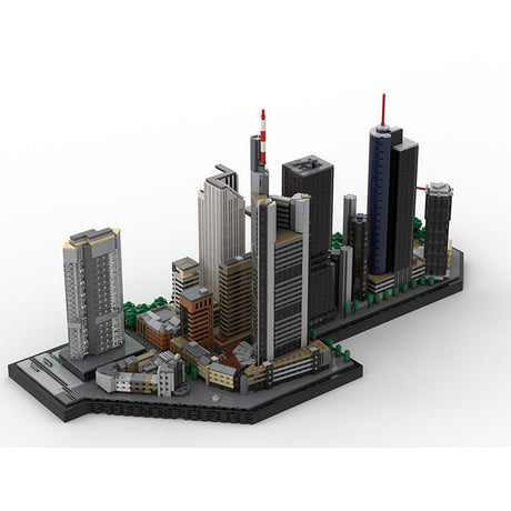 MOC - 194842 Frankfurt Neue Mainzer Straße skyscrapers part 1 and part 2 Klemmbausteine - LesDiyLesDiy