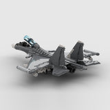 MOC - 196503 1Su - 30 blue 43 Klemmbausteine - LesDiyLesDiy