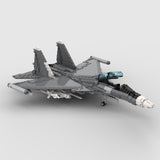 MOC - 196503 1Su - 30 blue 43 Klemmbausteine - LesDiy - Klemmbausteine