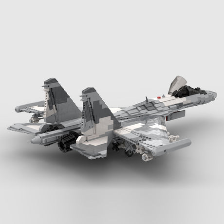 MOC - 196507 Su - 35 blue 902 Klemmbausteine - LesDiyLesDiy