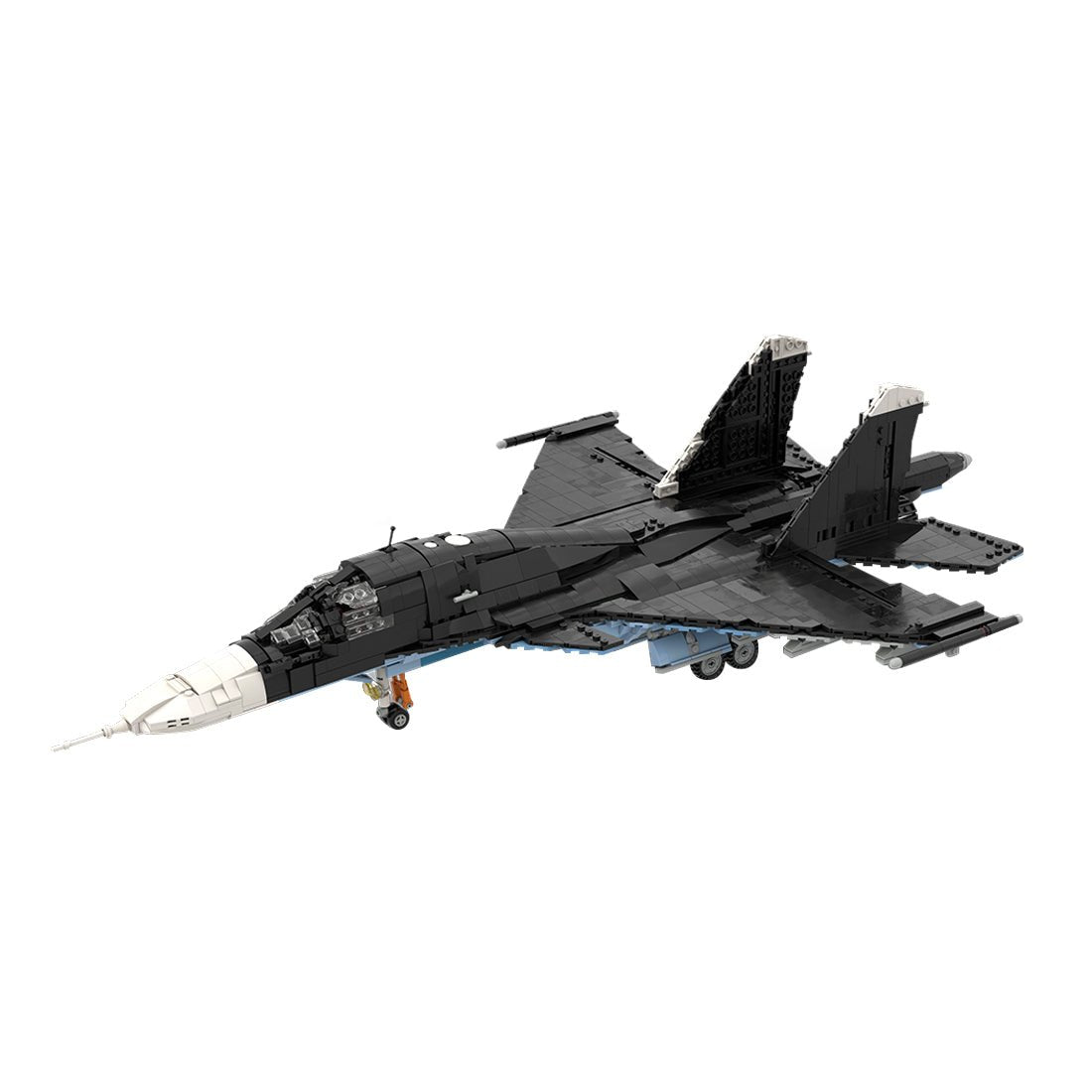 MOC - 196842 Sukhoi | SU - 34 Fullback - 1:35 Scale Klemmbausteine - LesDiyLesDiy