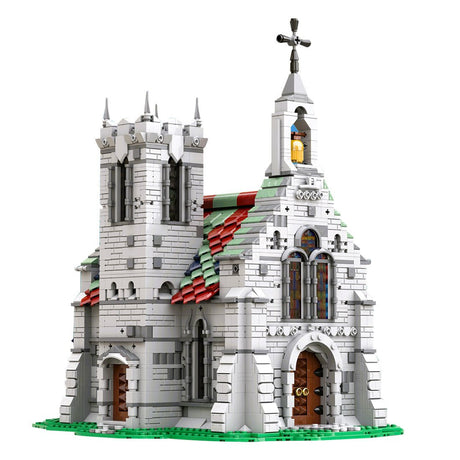 MOC - 198172 The Old Church Klemmbausteine - LesDiyLesDiy