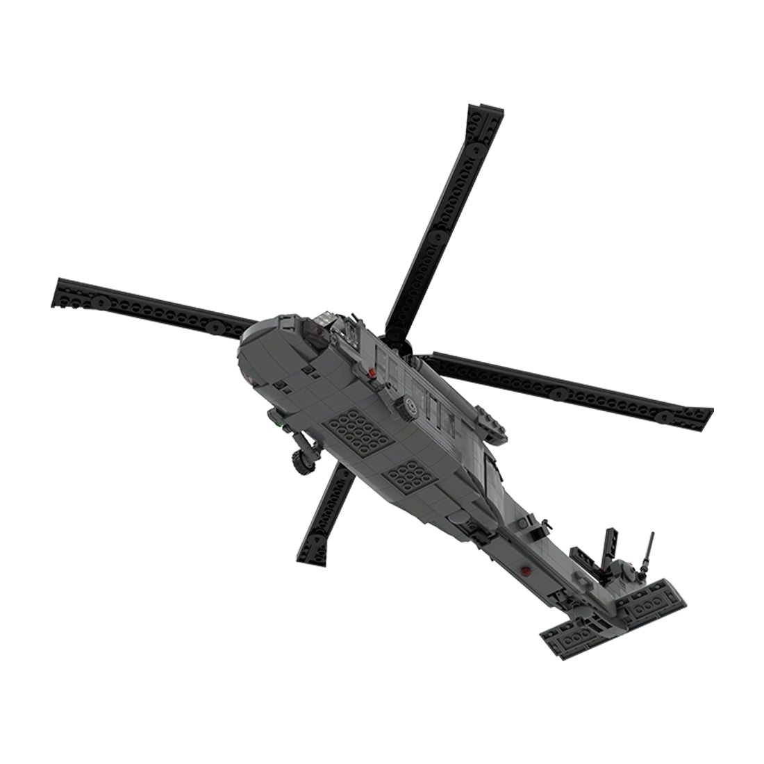 MOC - 198409 Sikorsky | UH - 60 BLACK HAWK - 1:35 Klemmbausteine - LesDiyLesDiy