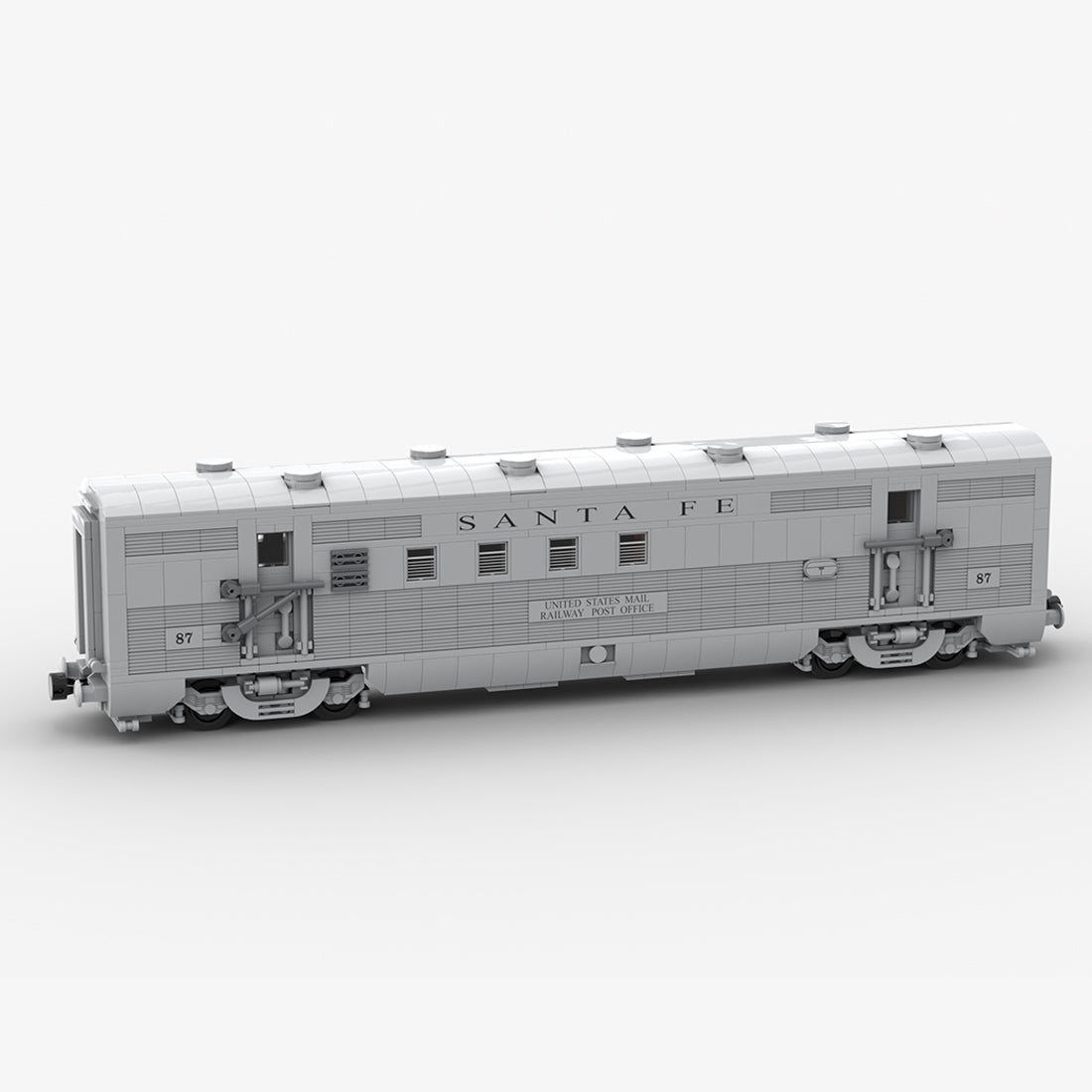 MOC - 202248 Santa Fe Super Chief Car Set 1 Klemmbausteine - LesDiyLesDiy