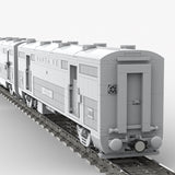 MOC - 202248 Santa Fe Super Chief Car Set 1 Klemmbausteine - LesDiyLesDiy