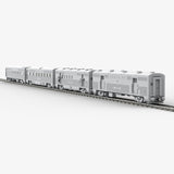 MOC - 202248 Santa Fe Super Chief Car Set 1 Klemmbausteine - LesDiyLesDiy