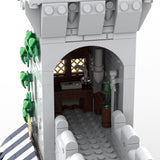 MOC - 204044 Lion Knight's Modular Town Gate Klemmbausteine - LesDiyLesDiy