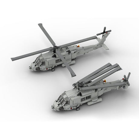 MOC - 206841 Sikorsky | SH - 60 SEA HAWK - 1:35 Scale Klemmbausteine - LesDiy - Klemmbausteine