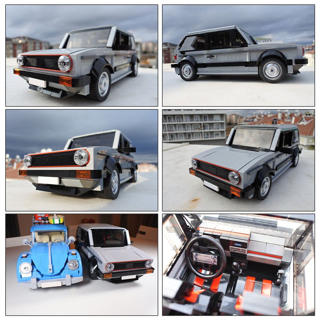 MOC - 20814 Volkswagen Golf MK1 GTI - LesDiy - Klemmbausteine