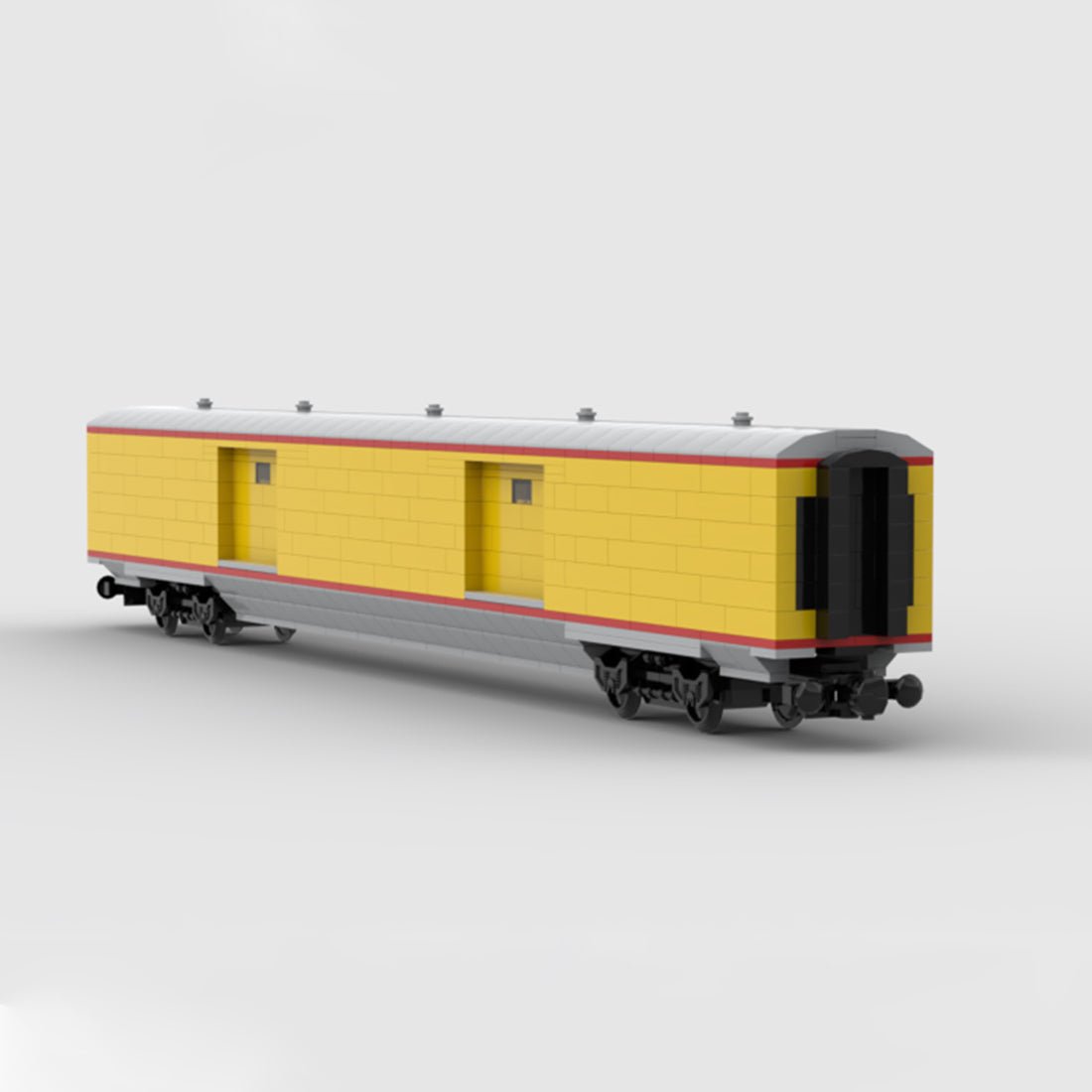 MOC - 208210 Union Pacific baggage car Klemmbausteine - LesDiy - Klemmbausteine