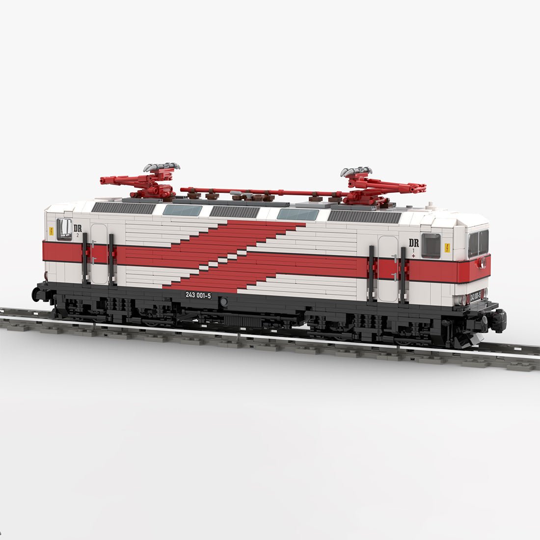 MOC - 212207 Electric Locomotive BR212/243 Klemmbausteine - LesDiy - Klemmbausteine