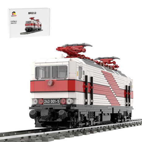 MOC - 212207 Electric Locomotive BR212/243 Klemmbausteine - LesDiy - Klemmbausteine