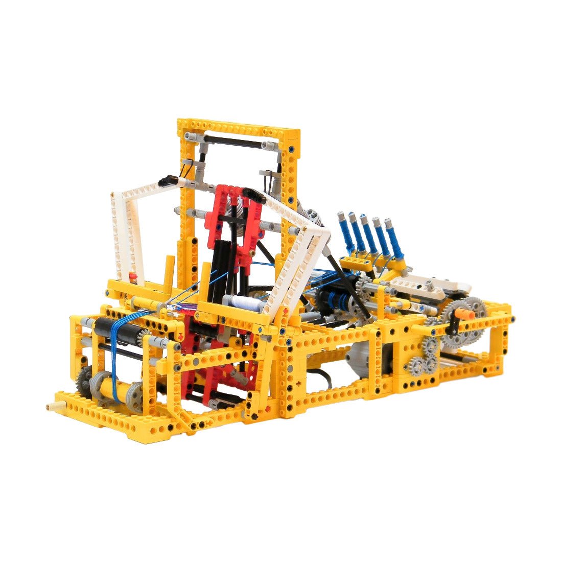 MOC - 2416 Small Mechanical Loom Klemmbausteine - LesDiyLesDiy