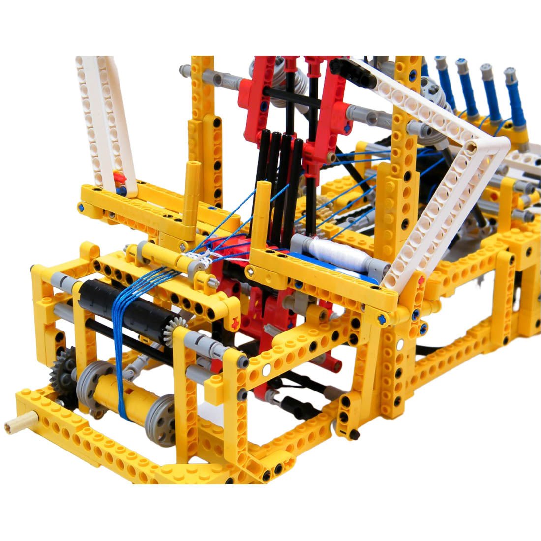 MOC - 2416 Small Mechanical Loom Klemmbausteine - LesDiyLesDiy