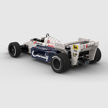 MOC - 25854 Toleman - Hart TG184 - scale 1:8 Klemmbausteine - LesDiyLesDiy