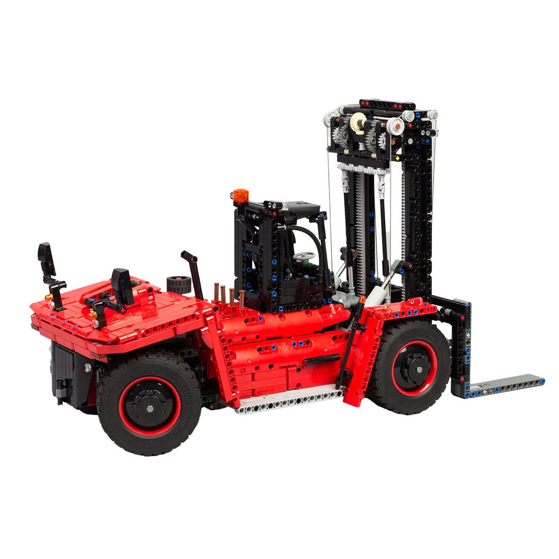 MOC 27807 42082 Model D Heavy Forklift Truck Klemmbausteine LesDiy