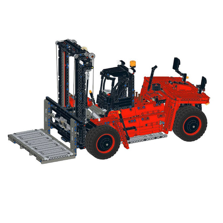 MOC - 27807 42082 Model D - Heavy Forklift Truck Klemmbausteine - LesDiy - Klemmbausteine