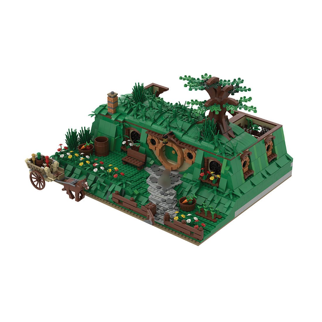 MOC - 27847 Bag End Klemmbausteine - LesDiyLesDiy