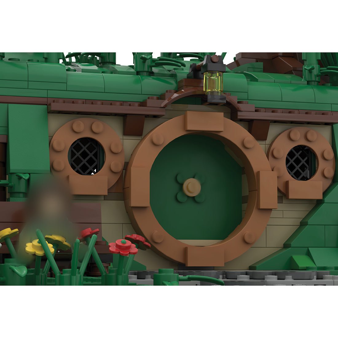 MOC - 27847 Bag End Klemmbausteine - LesDiyLesDiy