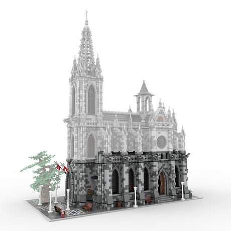 MOC - 29962 Gothic Cathedral Module A Klemmbausteine - LesDiyLesDiy