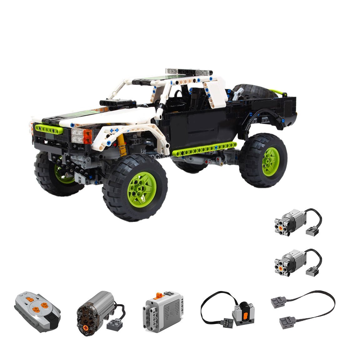 MOC - 3320 Monster Energy Recoil Baja Truck Klemmbausteine - LesDiyLesDiy