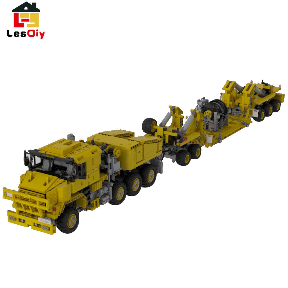 MOC - 34732 Schwerlasttransporter mit Aufhängungsmodell - LesDiyLesDiy