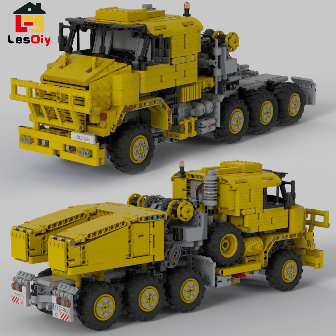 MOC - 34732 Schwerlasttransporter mit Aufhängungsmodell - LesDiyLesDiy