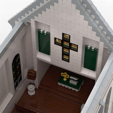 MOC - 34956 Die Kirche Klemmbausteine - LesDiyLesDiy