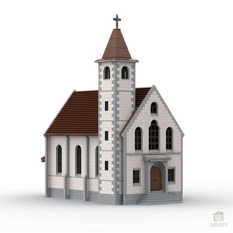 MOC - 34956 Die Kirche Klemmbausteine - LesDiyLesDiy