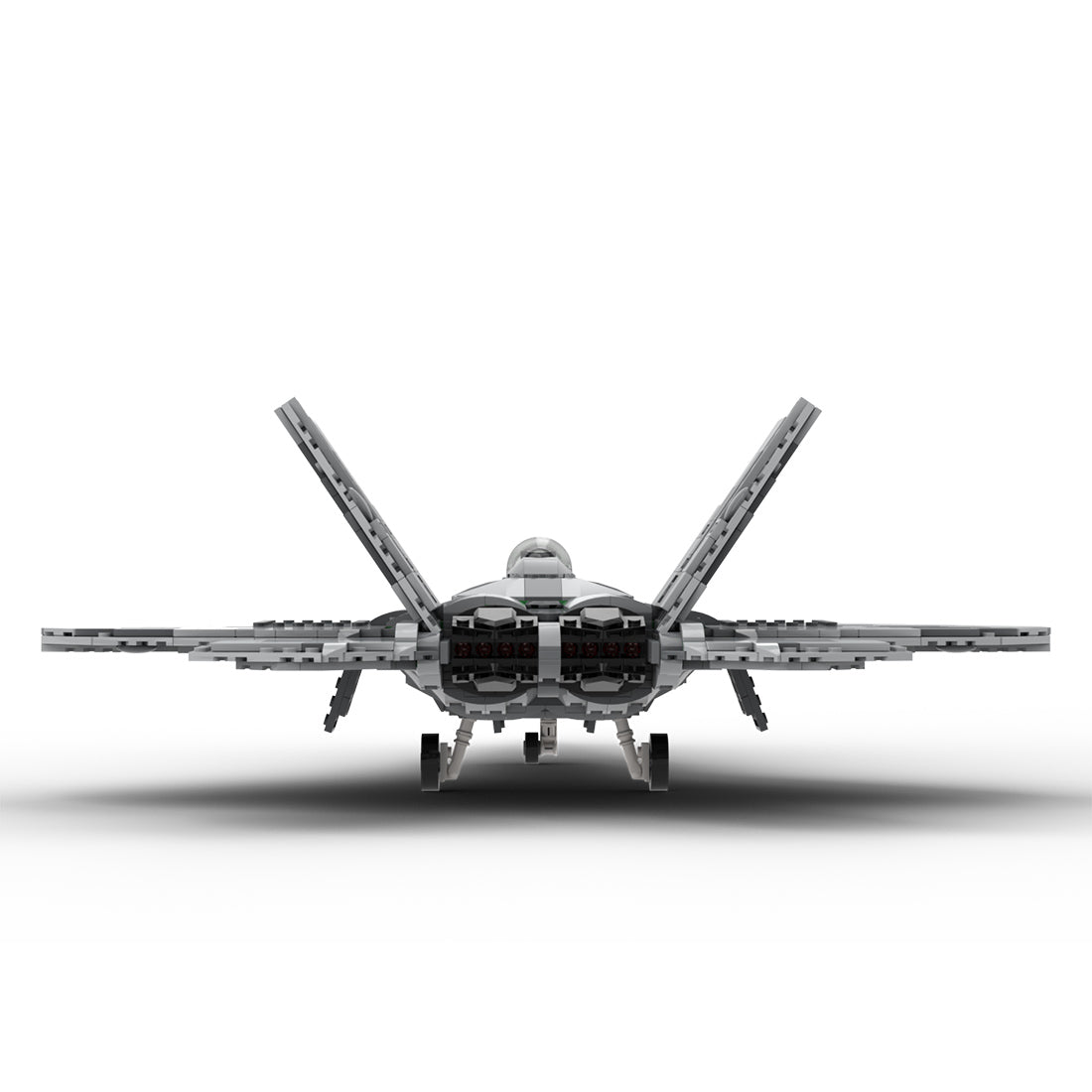 MOC - 35918 F - 22 RAPTOR | 1:34 Minifig Scale | Lockheed Martin (v2) Klemmbausteine - LesDiyLesDiy