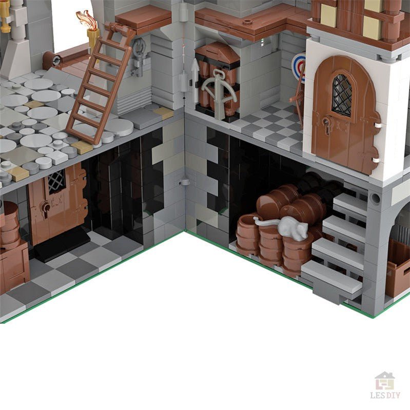 MOC - 36658 Graues Schloss Klemmbausteine - LesDiyLesDiy