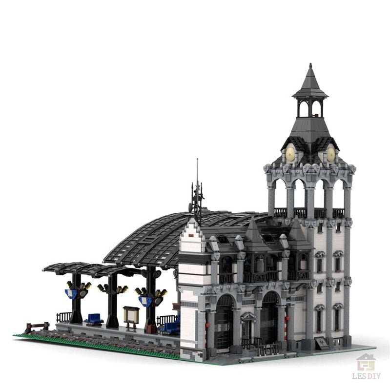 MOC - 37719 Modular Bahnhof - LesDiyLesDiy