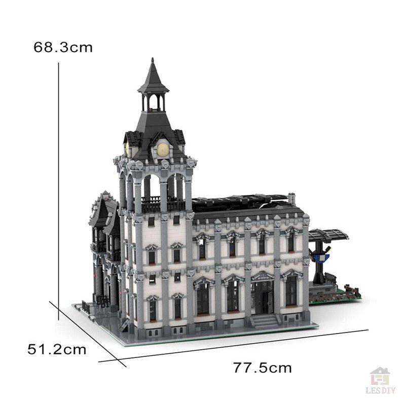 MOC - 37719 Modular Bahnhof - LesDiyLesDiy