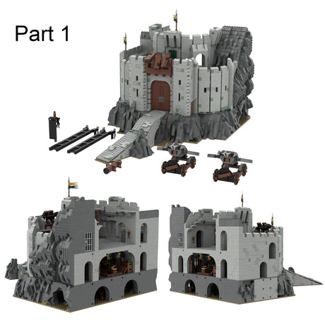 MOC - 38478 USC Helm's Deep Klemmbausteine - LesDiyLesDiy