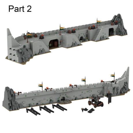 MOC - 38478 USC Helm's Deep Klemmbausteine - LesDiyLesDiy