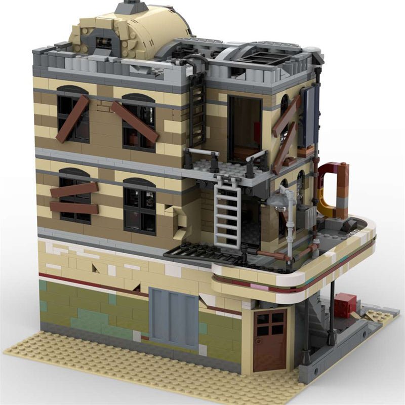 MOC - 40173 Downtown Diner - Apokalypse Version - LesDiyLesDiy