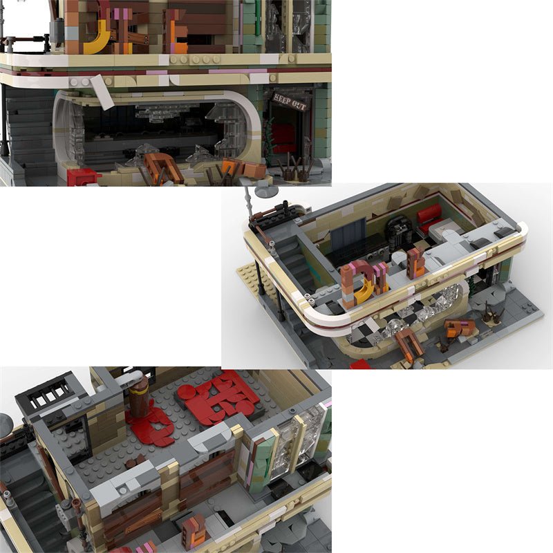 MOC - 40173 Downtown Diner - Apokalypse Version - LesDiyLesDiy