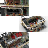 MOC - 40173 Downtown Diner - Apokalypse Version - LesDiyLesDiy