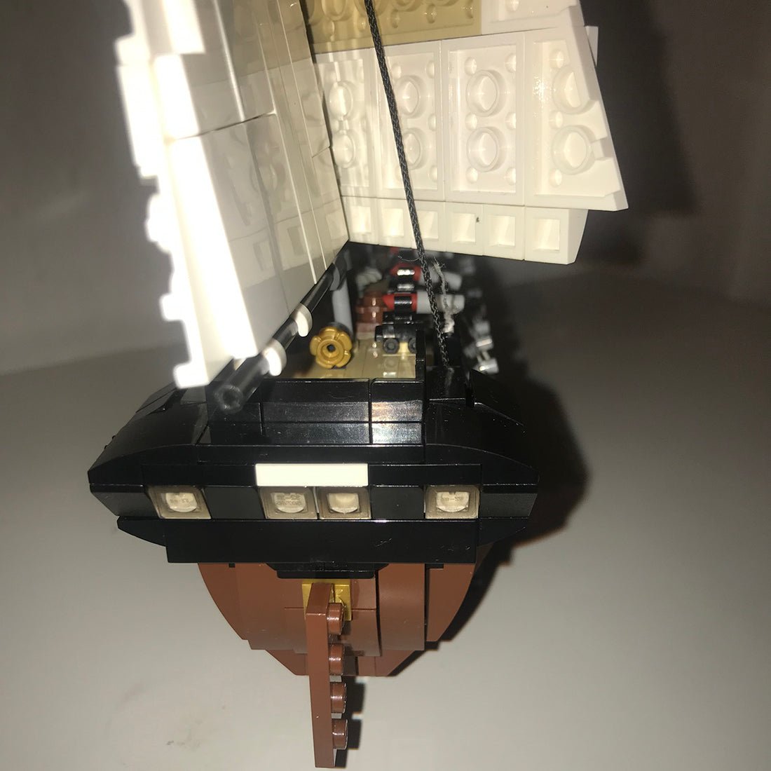 MOC - 40456 1/200 USS Constitution Ship Klemmbausteine - LesDiyLesDiy