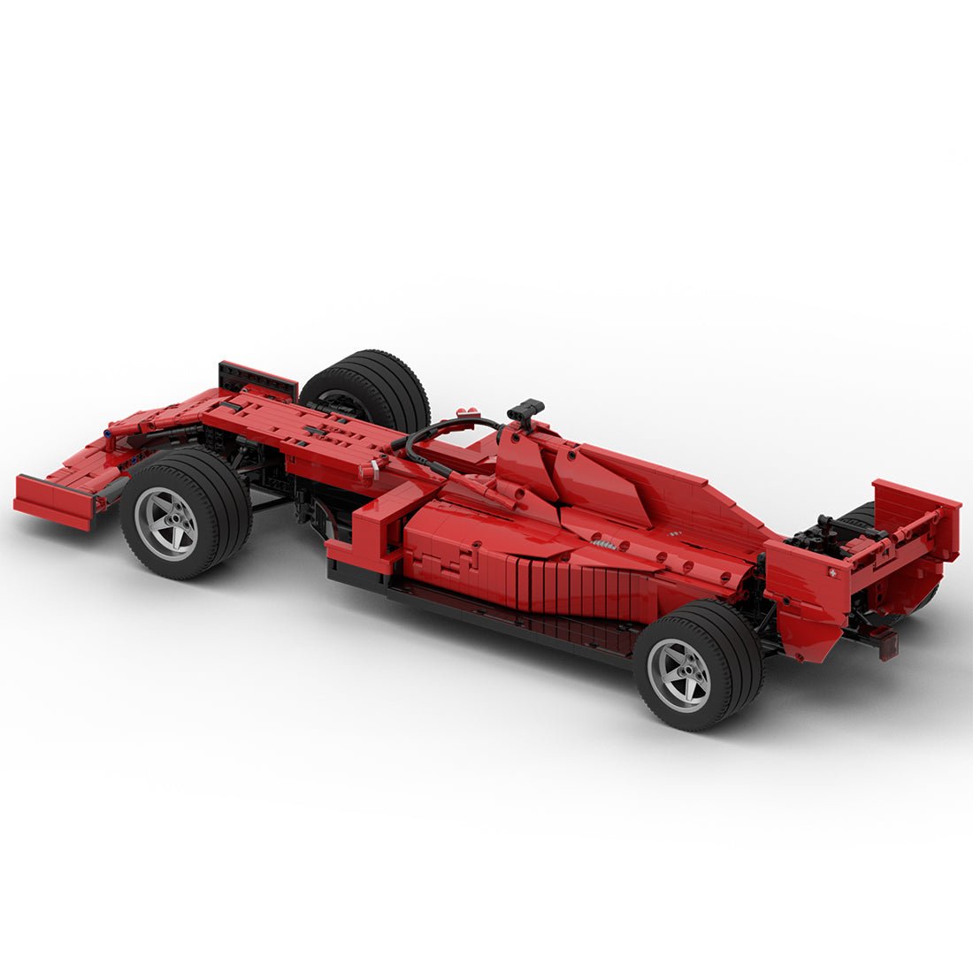 MOC - 41324 Ferrari F1 SF90 (SF1000) 1:8 Scale Klemmbausteine - LesDiyLesDiy