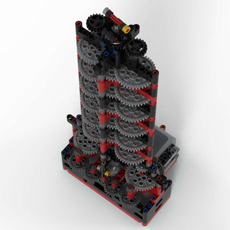 MOC - 42806 Billion to One Gearing Tower Klemmbausteine - LesDiyLesDiy