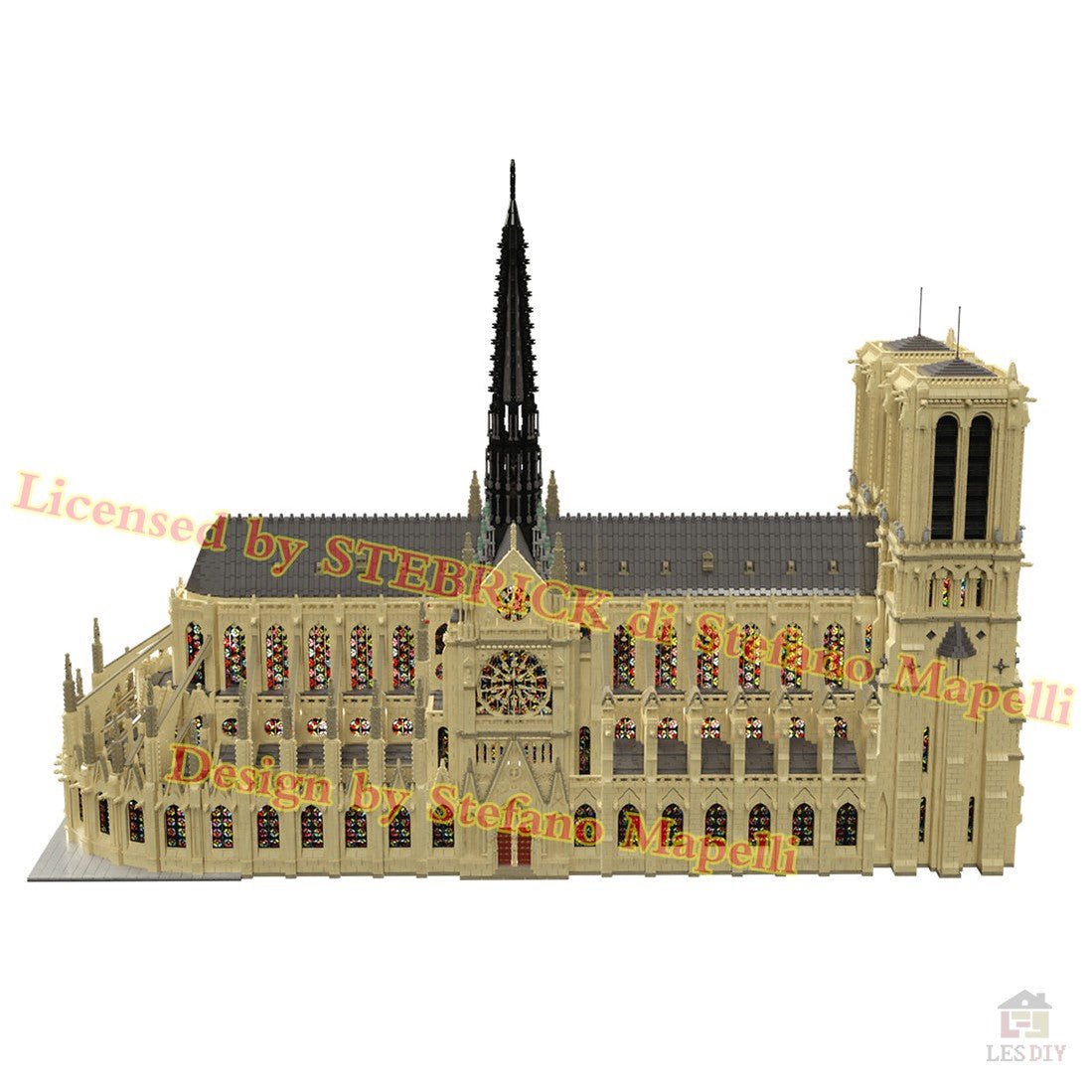 MOC - 43974 Notre Dame de Paris Klemmbausteine - LesDiy - Klemmbausteine