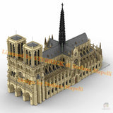 MOC - 43974 Notre Dame de Paris Klemmbausteine - LesDiyLesDiy