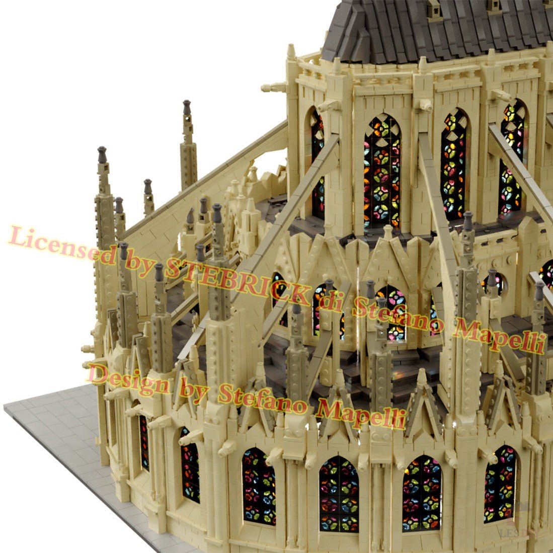 MOC - 43974 Notre Dame de Paris Klemmbausteine - LesDiy - Klemmbausteine