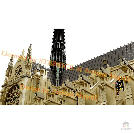 MOC - 43974 Notre Dame de Paris Klemmbausteine - LesDiyLesDiy