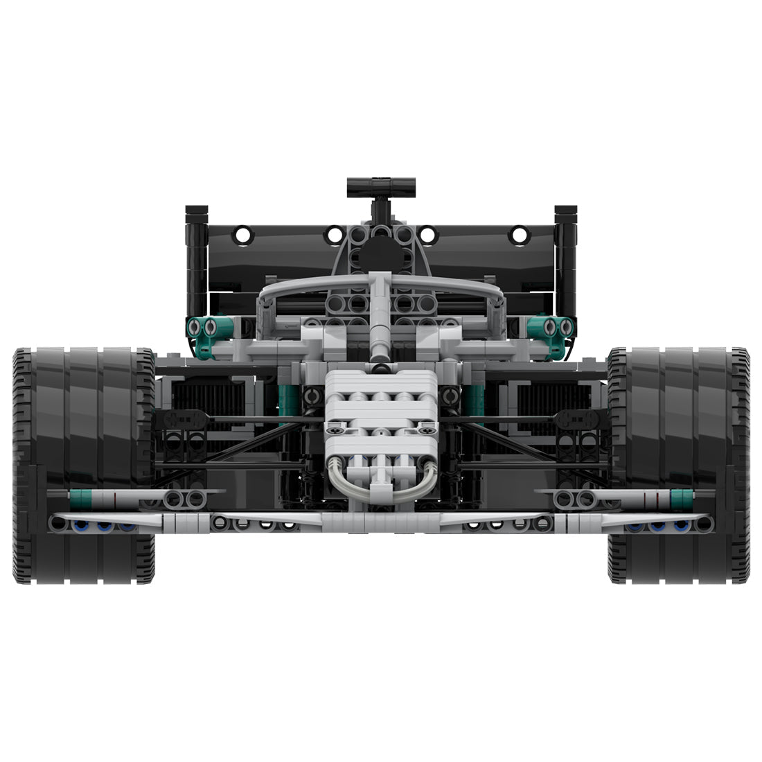 MOC - 44146 Mercedes F1 W10 1:8 Scale Klemmbausteine - LesDiy - Klemmbausteine