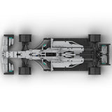 MOC - 44146 Mercedes F1 W10 1:8 Scale Klemmbausteine - LesDiyLesDiy